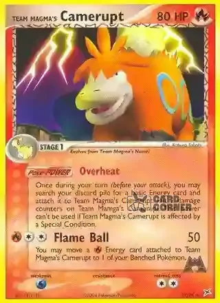 EX Team Magma vs Team Aqua Kartenliste - Team Magmas Camerupt 19/95