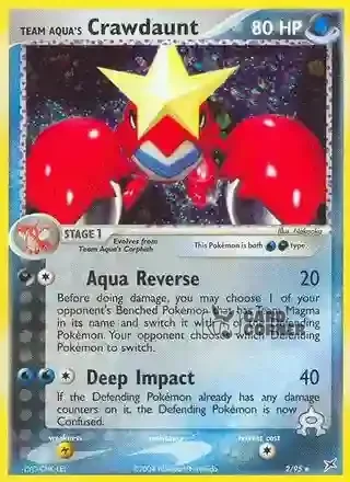 EX Team Magma vs Team Aqua Kartenliste - Team Aquas Krebutack 2/95