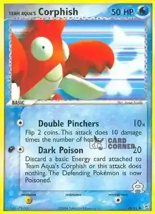 EX Team Magma vs Team Aqua Kartenliste - Team Aquas Krebscorps 26/95