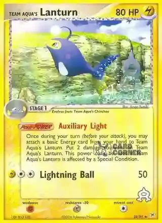 EX Team Magma vs Team Aqua Kartenliste - Team Aquas Lanturn 28/95