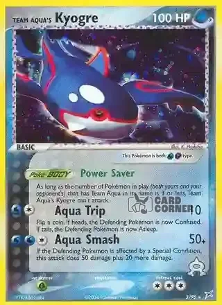 EX Team Magma vs Team Aqua Kartenliste - Team Aquas Kyogre 3/95