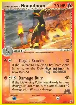 EX Team Magma vs Team Aqua Kartenliste - Team Magmas Hundemon 34/95