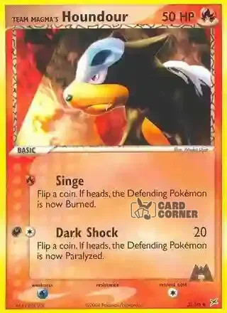 EX Team Magma vs Team Aqua Kartenliste - Team Magmas Hunduster 35/95