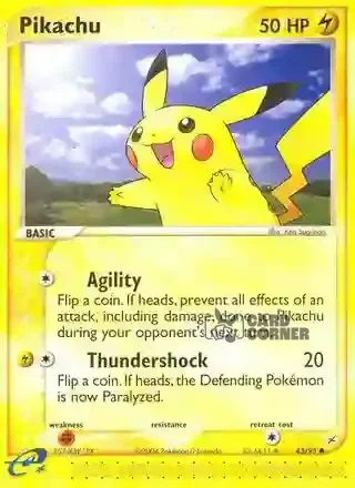 EX Team Magma vs Team Aqua Kartenliste - Pikachu 43/95