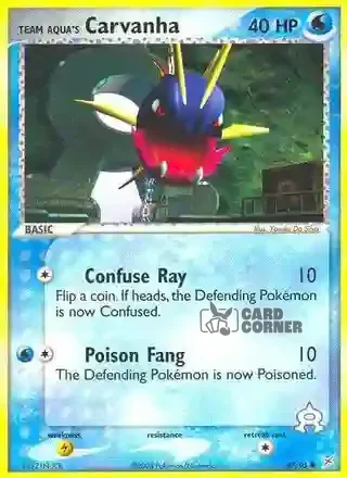 EX Team Magma vs Team Aqua Kartenliste - Team Aquas Kanivanha 47/95