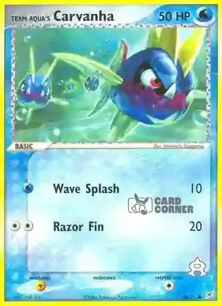 EX Team Magma vs Team Aqua Kartenliste - Team Aquas Kanivanha 48/95