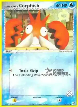 EX Team Magma vs Team Aqua Kartenliste - Team Aquas Krebscorps 50/95