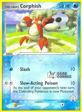 EX Team Magma vs Team Aqua Kartenliste - Team Aquas Krebscorps 51/95