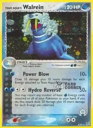 EX Team Magma vs Team Aqua Kartenliste - Team Aquas Walraisa 6/95