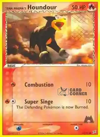 EX Team Magma vs Team Aqua Kartenliste - Team Magmas Hunduster 62/95