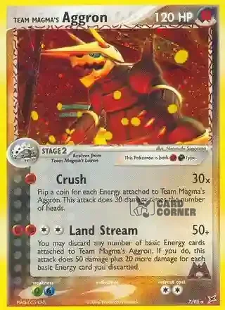 EX Team Magma vs Team Aqua Kartenliste - Team Magmas Stolloss 7/95