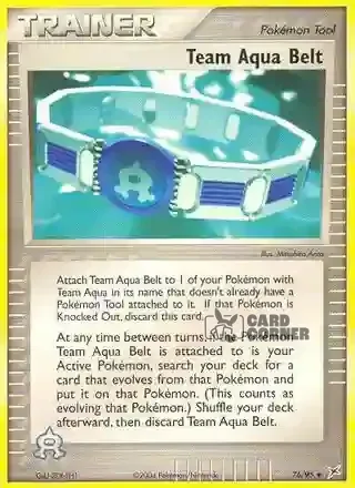 EX Team Magma vs Team Aqua Kartenliste - Team Aqua Gürtel 76/95