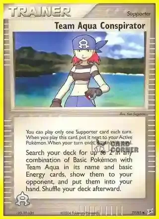 EX Team Magma vs Team Aqua Kartenliste - Team Aqua Verschwörer 77/95