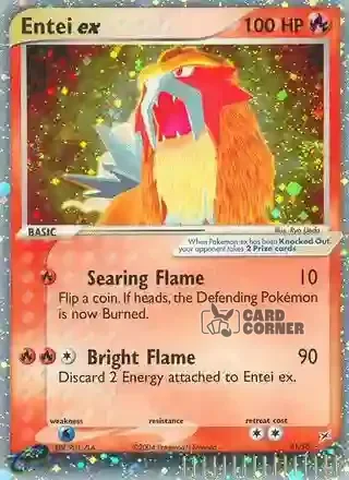 EX Team Magma vs Team Aqua Kartenliste - Entei ex 91/95