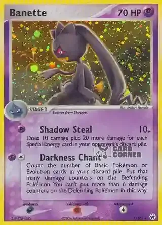 EX Hidden Legends Kartenliste - Banette 1/101