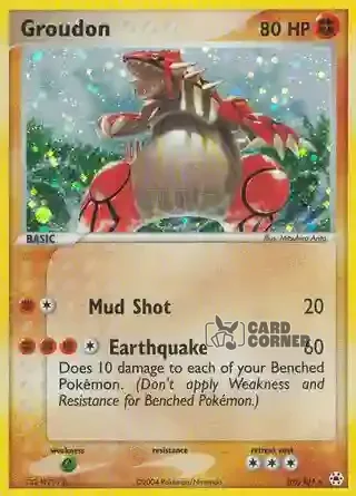 EX Hidden Legends Kartenliste - Groudon 102/101