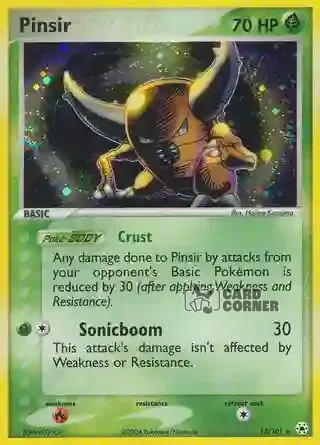 EX Hidden Legends Kartenliste - Pinsir 13/101