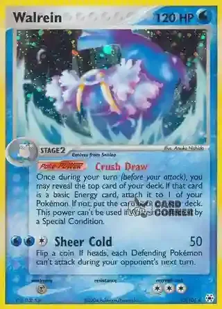 EX Hidden Legends Kartenliste - Walrein 15/101