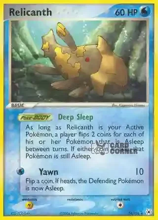 EX Hidden Legends Kartenliste - Relicanth 24/101