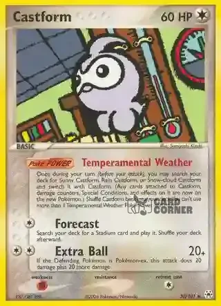 EX Hidden Legends Kartenliste - Castform 30/101