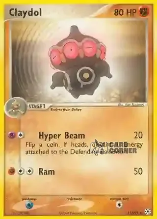 EX Hidden Legends Kartenliste - Claydol 31/101