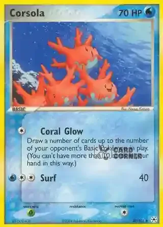 EX Hidden Legends Kartenliste - Corsola 32/101