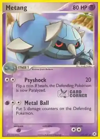 EX Hidden Legends Kartenliste - Metang 43/101