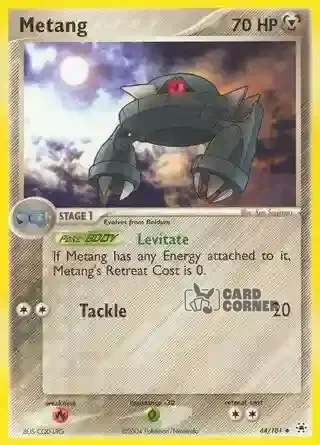 EX Hidden Legends Kartenliste - Metang 44/101