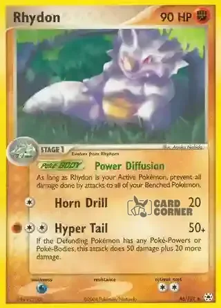 EX Hidden Legends Kartenliste - Rhydon 46/101