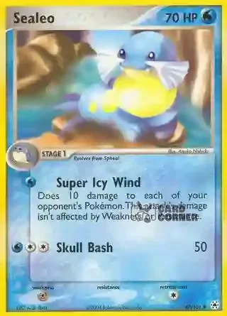 EX Hidden Legends Kartenliste - Sealeo 47/101