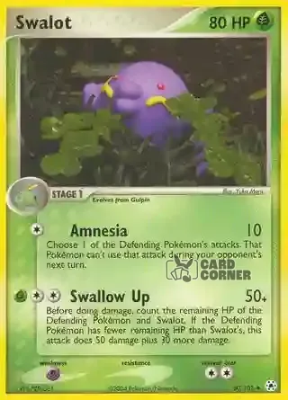 EX Hidden Legends Kartenliste - Swalot 50/101