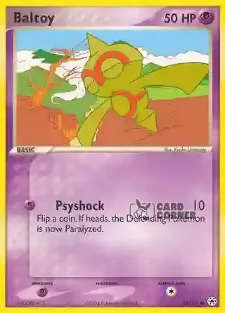 EX Hidden Legends Kartenliste - Baltoy 52/101