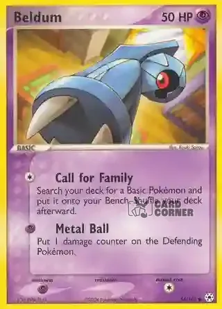 EX Hidden Legends Kartenliste - Beldum 54/101