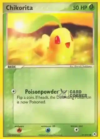 EX Hidden Legends Kartenliste - Chikorita 55/101