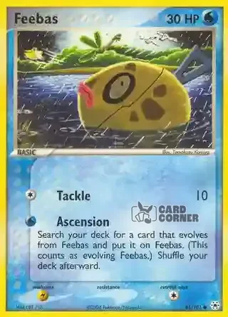 EX Hidden Legends Kartenliste - Feebas 61/101