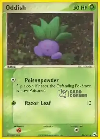EX Hidden Legends Kartenliste - Oddish 68/101