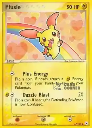 EX Hidden Legends Kartenliste - Plusle 69/101