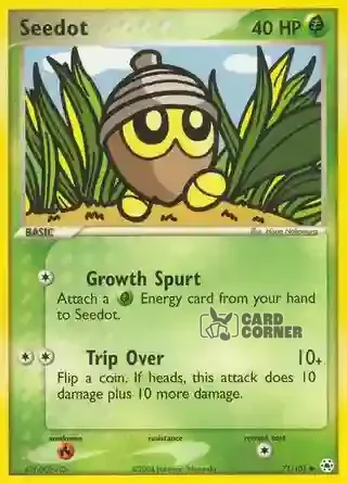 EX Hidden Legends Kartenliste - Seedot 71/101