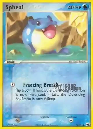 EX Hidden Legends Kartenliste - Spheal 74/101