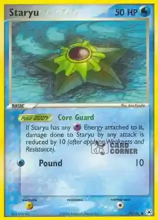 EX Hidden Legends Kartenliste - Staryu 75/101