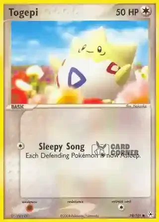 EX Hidden Legends Kartenliste - Togepi 78/101