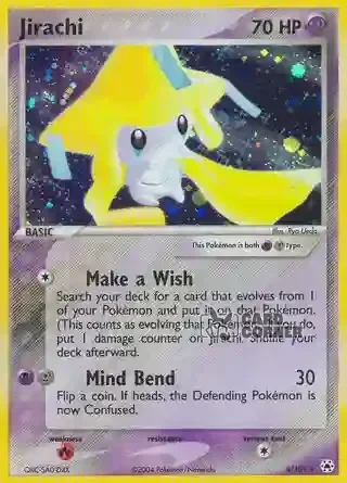 EX Hidden Legends Kartenliste - Jirachi 8/101