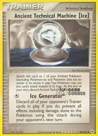 EX Hidden Legends Kartenliste - Ancient Technical Machine (Ice) 84/101