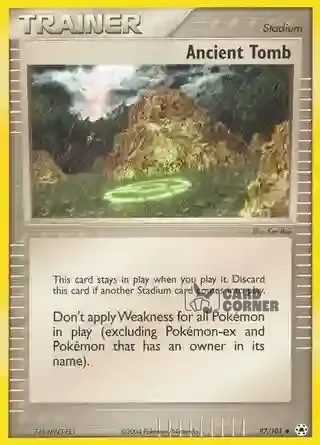 EX Hidden Legends Kartenliste - Ancient Tomb 87/101