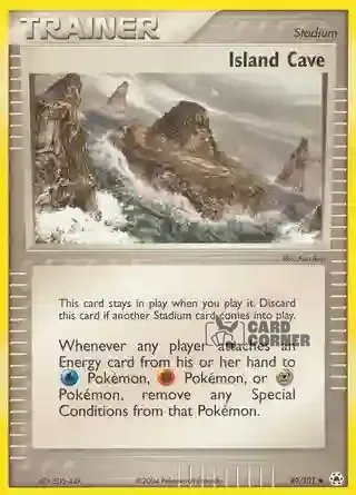 EX Hidden Legends Kartenliste - Island Cave 89/101