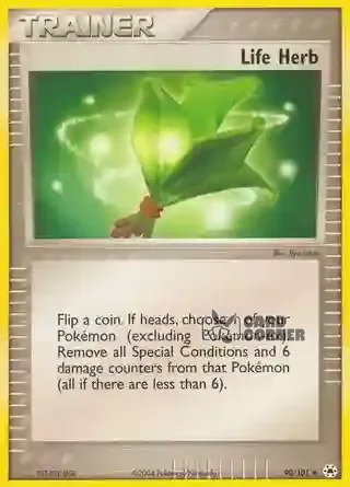 EX Hidden Legends Kartenliste - Life Herb 90/101