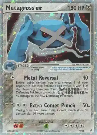 EX Hidden Legends Kartenliste - Metagross ex 95/101