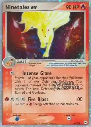 EX Hidden Legends Kartenliste - Ninetales ex 96/101