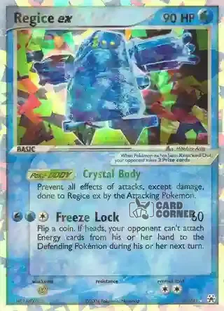 EX Hidden Legends Kartenliste - Regice ex 97/101