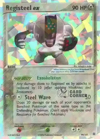 EX Hidden Legends Kartenliste - Registeel ex 99/101